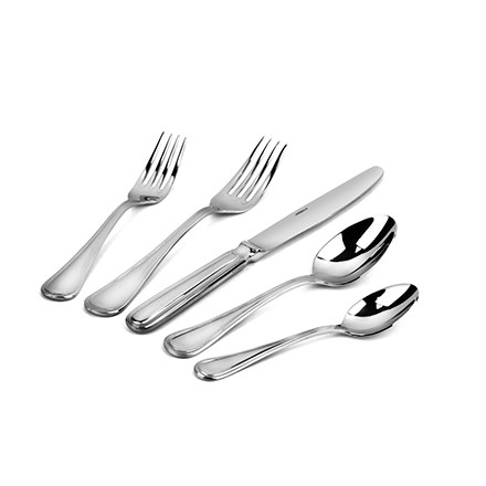 Stainless steel cutlery, plain handle