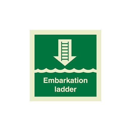 334104 IMO symbol, embarkation ladder