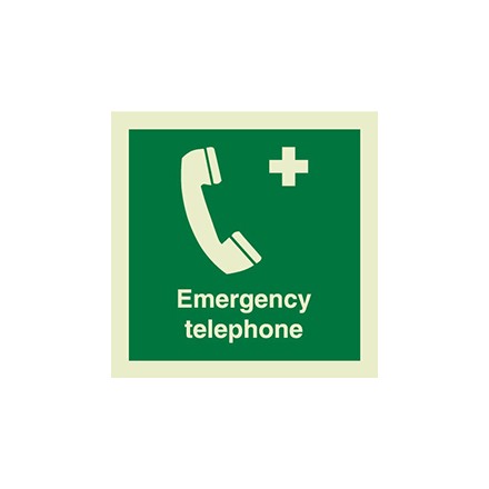 334131 IMO symbol, emergency telephone