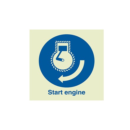 335102 IMO symbol, start engine