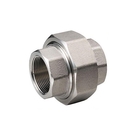 Stainless steel threaded unions