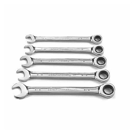 610845-610846 WRENCH SET OPEN & RATCHET TYPE, 12-POINT BOX 