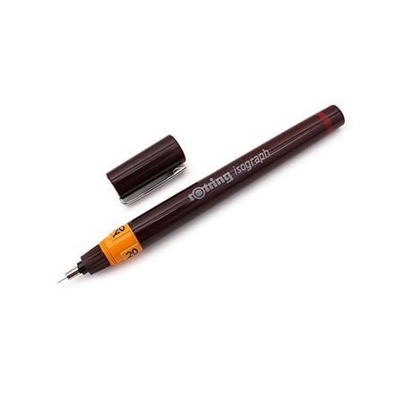 470751-470763 ROTRING ISOGRAPH PEN, COMPLETE