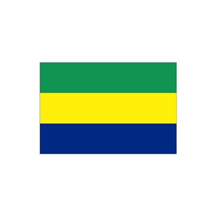 373178-374378 Gabon flag