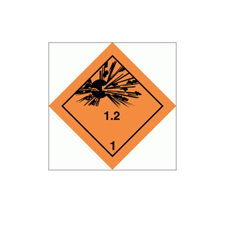 332223 Hazard labeling symbol, Class 1