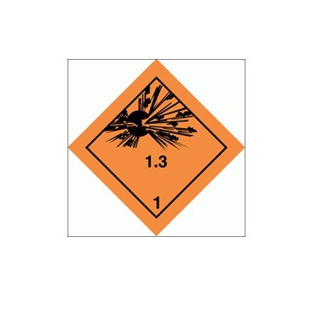 332224 Hazard labeling symbol, Class 1