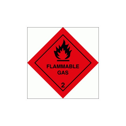 332207 Hazard labeling symbol, Class 2