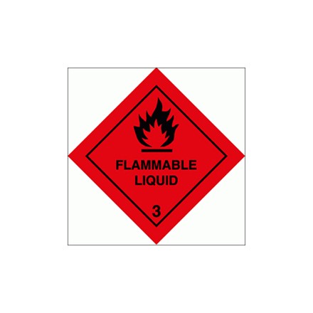 332202 Hazard labeling symbol, Class 3