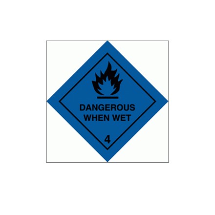 332212 Hazard labeling symbol, Class 4