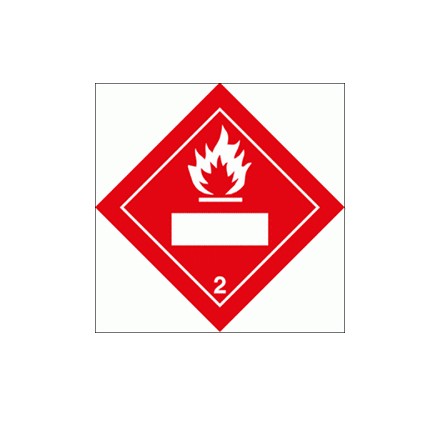 332254 Hazard labeling symbol, Class 2.1