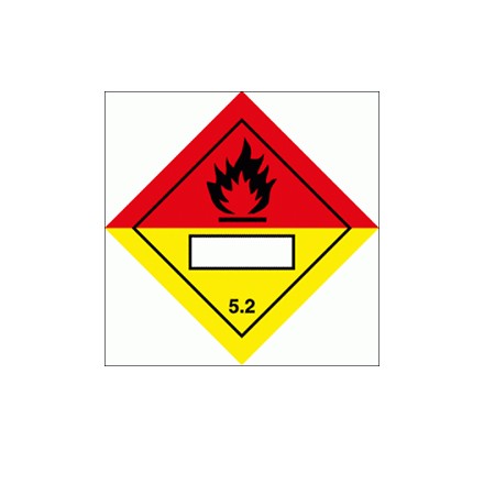 332277 Hazard labeling symbol, Class 5.2