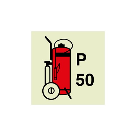336085 50kg wheeled powder fire extinguisher