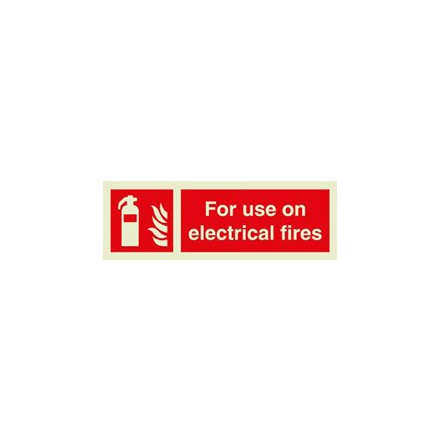 For use on electrical fire