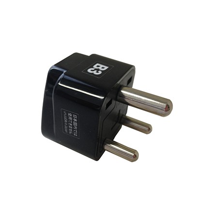 792958 ADAPTOR 3-ROUND PIN (B3) PLUG &, (A/B/C/O/SE/BF/O2) RECEPTACLE_zipa