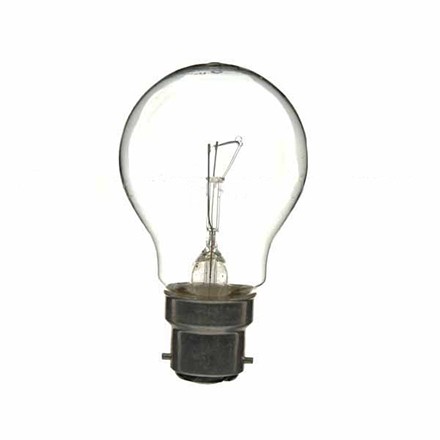 790201-790209 LAMP VS CLEAR B-22, 110-120V