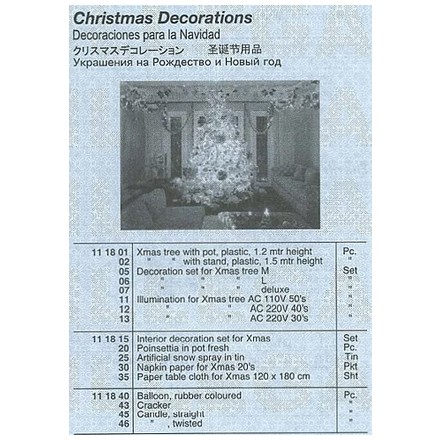 110801-110846 Christmas Decorations