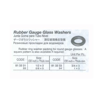 813331-813334 GAUGE GLASS WASHER RUBBER