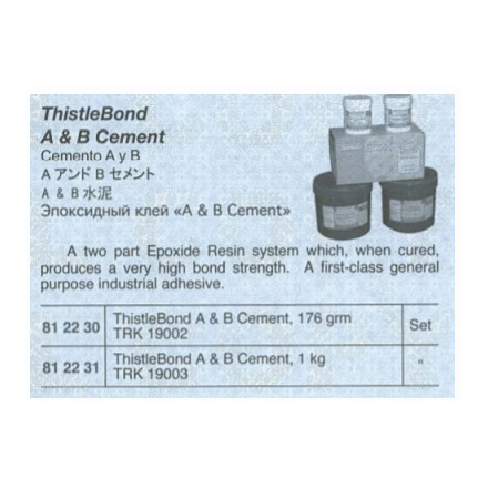 812231 THISTLEBOND A&B CEMENT, 1 KG #UPS 19003_zipa