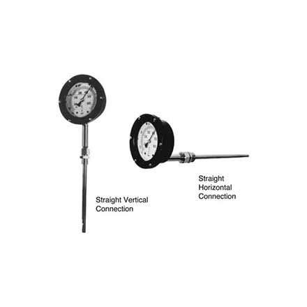 652517 THERMOMETER DIAL MERCURY, ACTUATED STEM TYPE W/DETAIL 