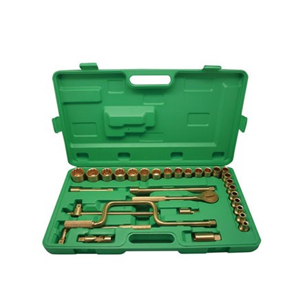 615671 SOCKET WRENCH SET SPECIAL ALUM, BRONZE NON-SPARK 12.7MM/SQ