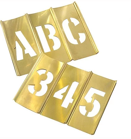 Individual Number and Letter Stencils Letter O 36 Letters 1/Each - FMS136O  - Jendco Safety Supply