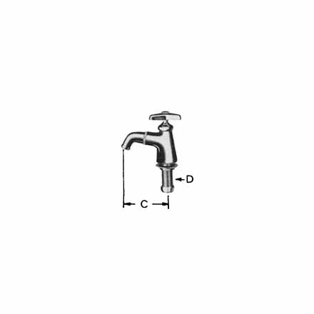 530152 FAUCET LAVATORY 13(1/2), WITH ROTARY SPOUT