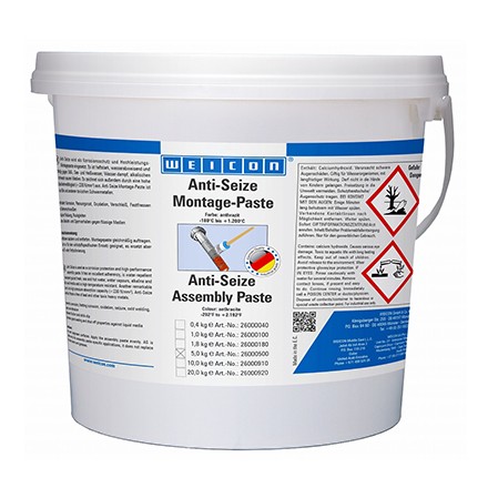 450874 ANTI-SEIZE PASTE WEICON, AS 1000 CAN 1.0KG