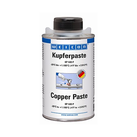 450890 ANTI-SEIZE COPPER PASTE WEICON, KP 500P BRUSH TOP CAN 500GRM