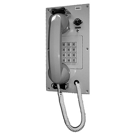372175 AUTO TELEPHONE DECK-WATERTIGHT, (IP55) FLUSH TYPE ODA-1782-1N