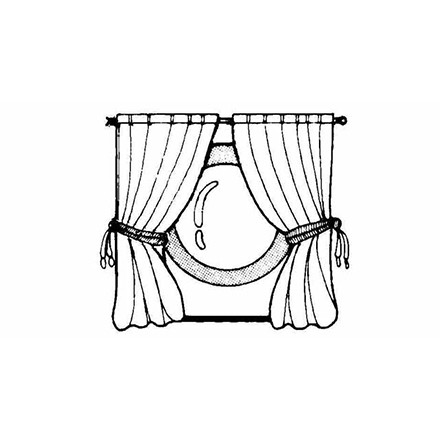 150712 CURTAIN PORTHOLE WITH FURTHER, DETAIL
