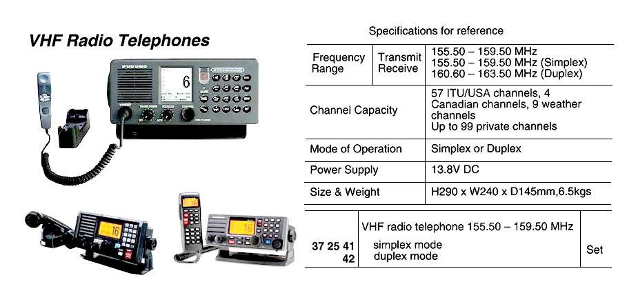372541-372542 VHF RADIO TELEPHONE