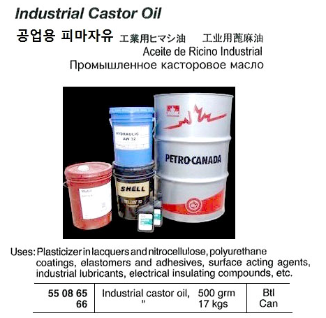 550865-550866 CASTOR OIL INDUSTRIAL