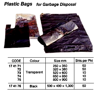 174169-174176 PLASTIC BAG BLACK