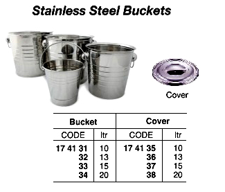 174135-174138 COVER FOR BUCKET S. STEEL