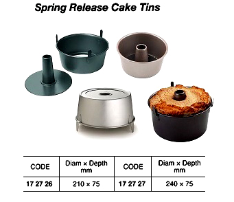 172726-172727 CAKE TIN SPRING RELEASE, W/ASSORTED BASES