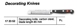 172352 DECORATING KNIFE CARBON STEEL, BLADE 85MM