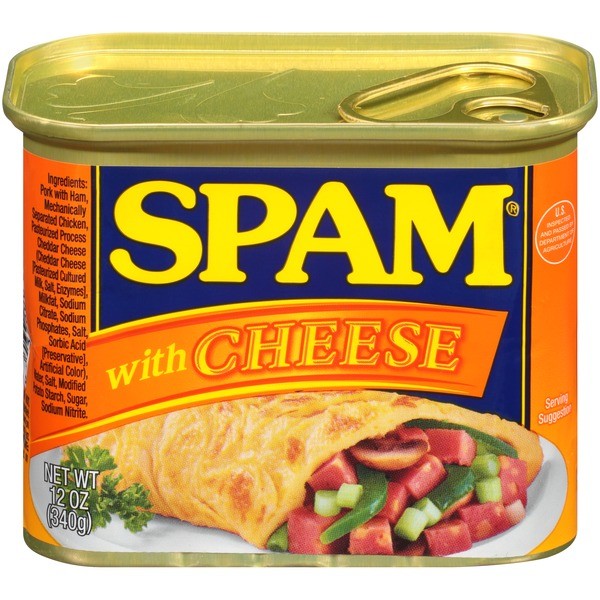 008082 SPAM WITH CHEESE CHUNK TINNED